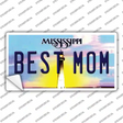 Best Mom Mississippi Novelty Sticker Decal