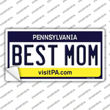 Best Mom Pennsylvania State Novelty Sticker Decal