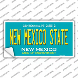 New Mexico State Background Novelty Sticker Decal