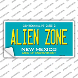 Alien Zone New Mexico State Novelty Sticker Decal
