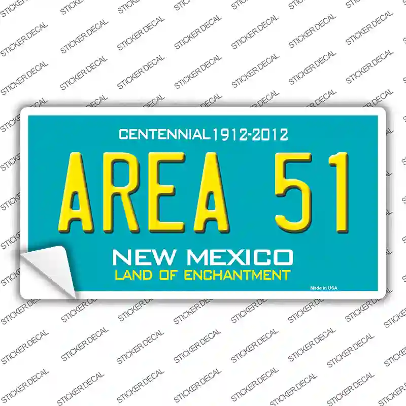Area 51 New Mexico Novelty Sticker Decal