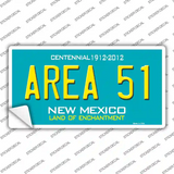 Area 51 New Mexico Novelty Sticker Decal
