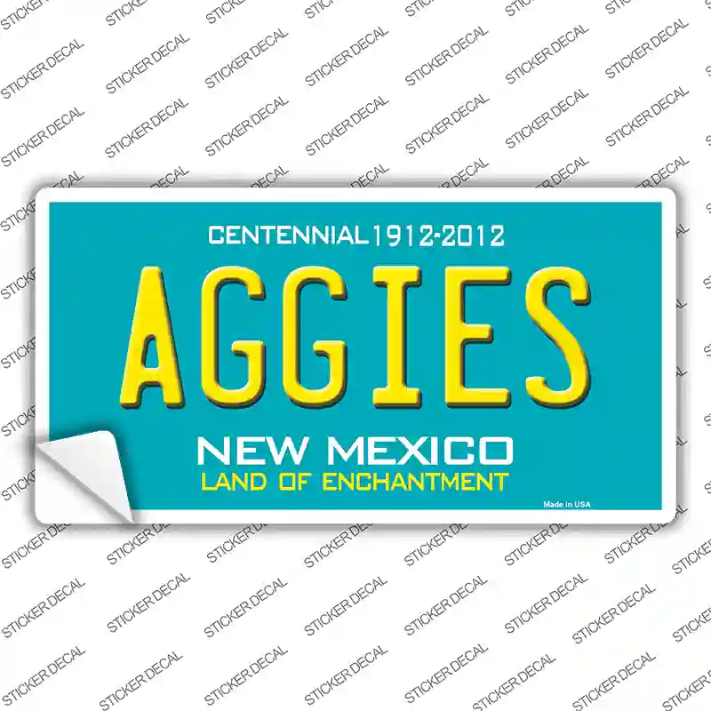 Aggies New Mexico Novelty Sticker Decal