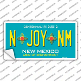 N Joy NM New Mexico Novelty Sticker Decal