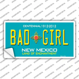 Bad Girl New Mexico Novelty Sticker Decal