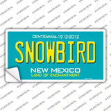 Snowbird New Mexico Novelty Sticker Decal