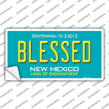 Blessed New Mexico Novelty Sticker Decal