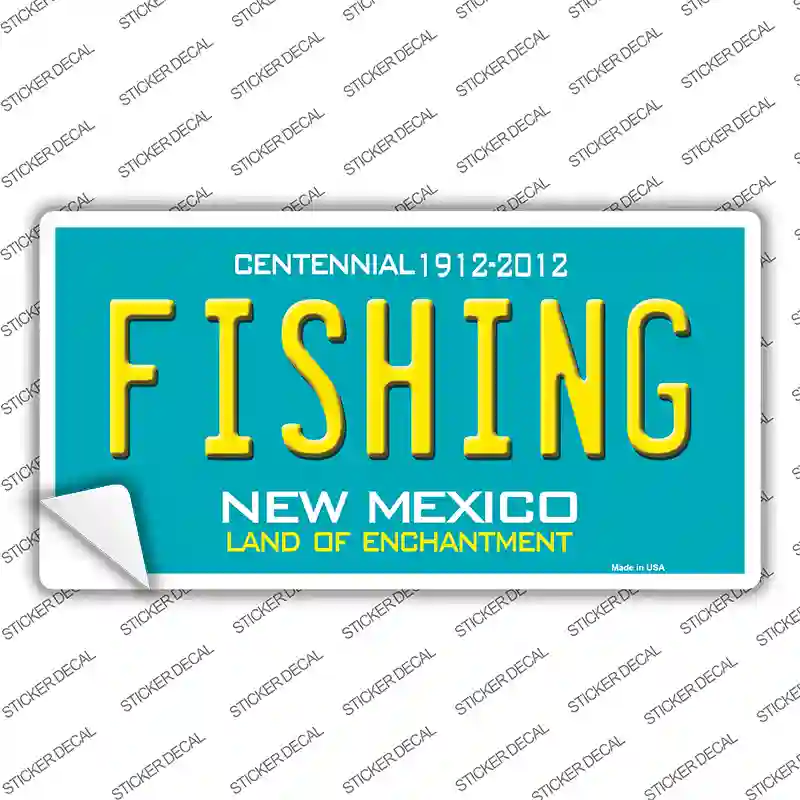Fishing New Mexico Novelty Sticker Decal