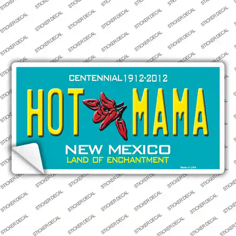 Hot Mama New Mexico Novelty Sticker Decal