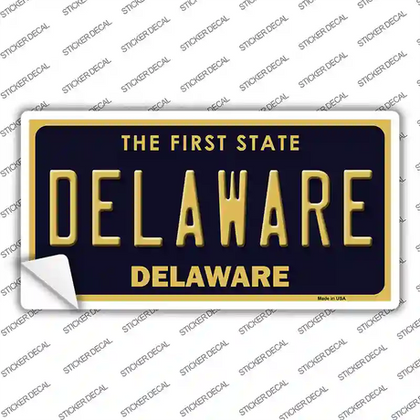 Delaware Novelty Sticker Decal