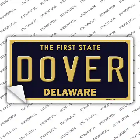 Dover Delaware Novelty Sticker Decal