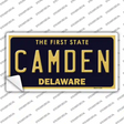 Camden Delaware Novelty Sticker Decal