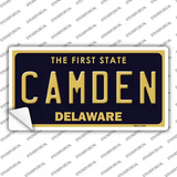 Camden Delaware Novelty Sticker Decal