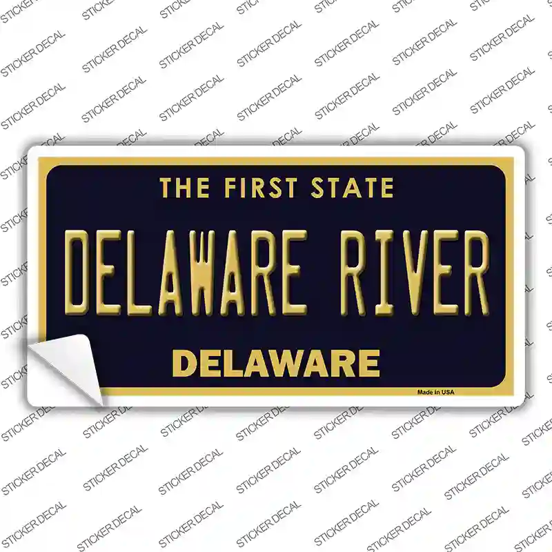 Delaware River Delaware Novelty Sticker Decal