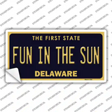 Fun In The Sun Delaware Novelty Sticker Decal