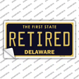 Retired Delaware Novelty Sticker Decal