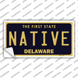 Native Delaware Novelty Sticker Decal