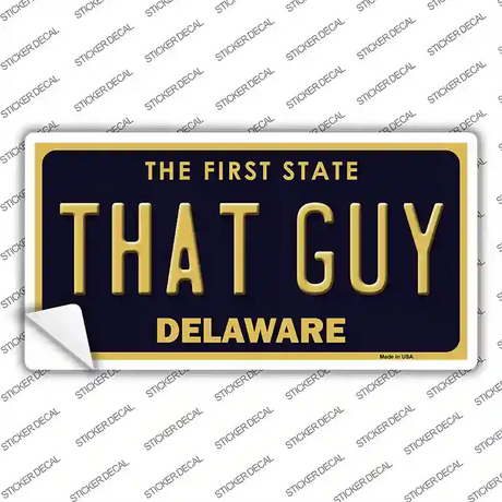 That Guy Delaware Novelty Sticker Decal