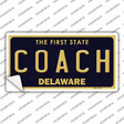 Coach Delaware Novelty Sticker Decal