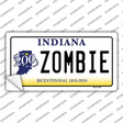Zombie Indiana Novelty Sticker Decal