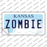 Zombie Kansas Novelty Sticker Decal
