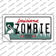 Zombie Louisiana Novelty Sticker Decal