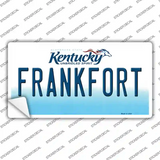Frankfort Kentucky Novelty Sticker Decal