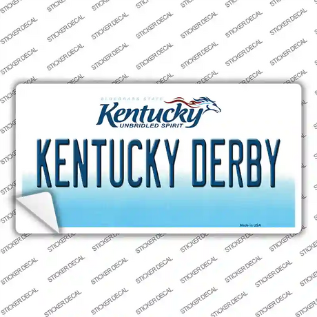 Kentucky Derby Kentucky Novelty Sticker Decal