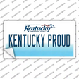 Kentucky Proud Novelty Sticker Decal