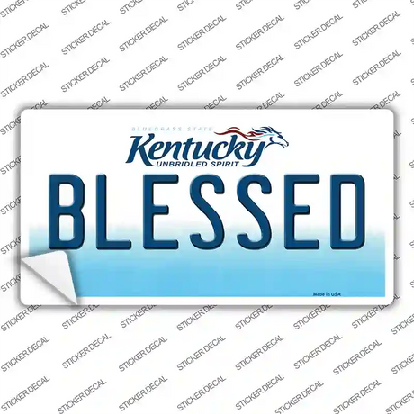 Blessed Kentucky Novelty Sticker Decal