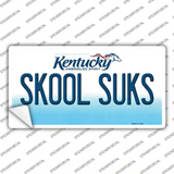 Skool Suks Kentucky Novelty Sticker Decal