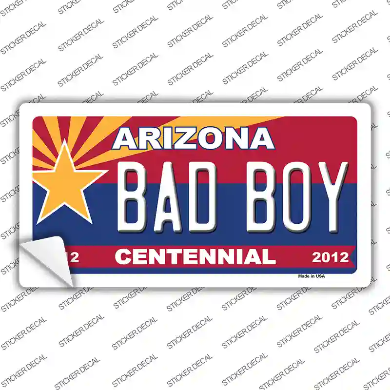 Arizona Centennial Bad Boy Novelty Sticker Decal