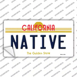 Native California Novelty Sticker Decal
