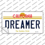 Dreamer California Novelty Sticker Decal
