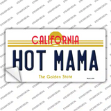Hot Mama California Novelty Sticker Decal