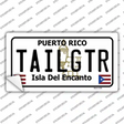 Tailgtr Puerto Rico Novelty Sticker Decal