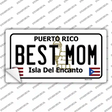Best Mom Puerto Rico Novelty Sticker Decal