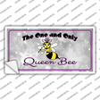 Queen Bee Purple Novelty Sticker Decal