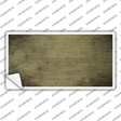 Gold Oil Rubbed Solid Novelty Sticker Decal