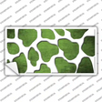 Lime Green White Giraffe Oil Rubbed Novelty Sticker Decal