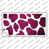 Pink White Giraffe Oil Rubbed Novelty Sticker Decal