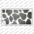 Gray White Giraffe Oil Rubbed Novelty Sticker Decal