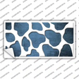 Light Blue White Giraffe Oil Rubbed Novelty Sticker Decal