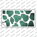Mint White Giraffe Oil Rubbed Novelty Sticker Decal