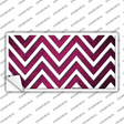 Pink White Chevron Oil Rubbed Novelty Sticker Decal