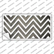 Tan White Chevron Oil Rubbed Novelty Sticker Decal