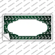 Green White Anchor Scallop Oil Rubbed Novelty Sticker Decal