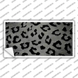 Gray Black Cheetah Oil Rubbed Novelty Sticker Decal