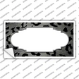 Gray Black Cheetah Scallop Oil Rubbed Novelty Sticker Decal