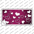 Pink White Love Oil Rubbed Novelty Sticker Decal